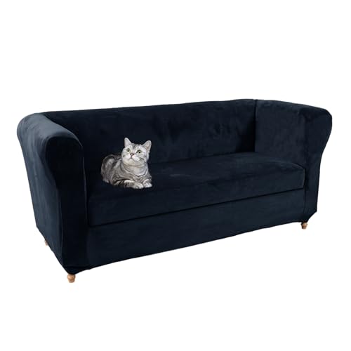 Stretch Sofa Abdeckung für Wohnzimmer Chesterfield Stil Weicher Samt Rutschfester Möbelschutz 1 Stuhl + 1 Kleiner Sitz Beige Stretch Sofa Abdeckung für Wohnzimmer Chesterfield Stil Weicher Samt Rutschfester Möbelschutz 1 Stuhl + 1 Kleiner Sitz Beige von Generic