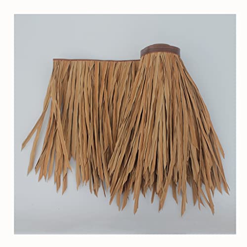 Strohdach Aus Palmenstroh, Synthetische Strohdächer, Künstliche Palmenstrohrollen, Strohdächer Aus Entenblindgras Für Tiki-Bar-Dekorationen, Strohdach Aus Palmenstroh(Yellow b,0.5x15m/1.64X49.2ft) von Generic