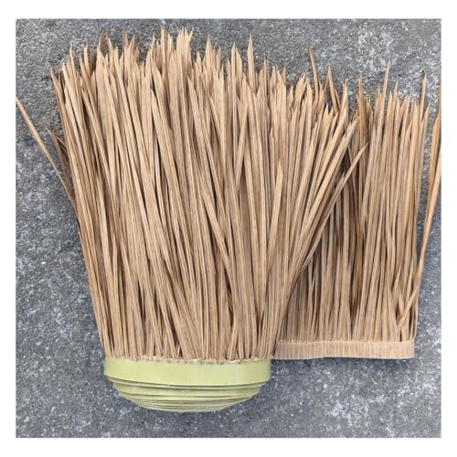 Strohdach Kunstgras, Flammhemmend, Pe-Kunststoff, Palmenstroh, Rolldach, Künstliches Kunststroh, Dekorative Gartenlandschaft Plastic Straw Thatched Shed(Yellow a,0.5x15m/1.64X49.2ft) von Generic