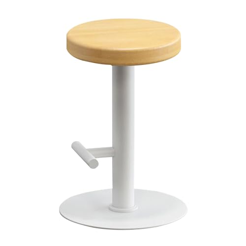 Stühle Esszimmer, Küchenstühle, Modern und Schlicht, Glatte Kanten, mit Schwammauflage an der Unterseite, Geeignet für Küche, Bistro, Esszimmer(White,70cm) von Generic