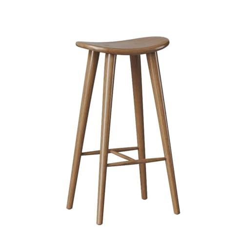 Stuhl Esstisch – Barhocker ohne Rückenlehne, Küchenstühle, Keine Installation Erforderlich, Geeignet für Kücheninseln und Essbereiche(Beige,75cm) von Generic