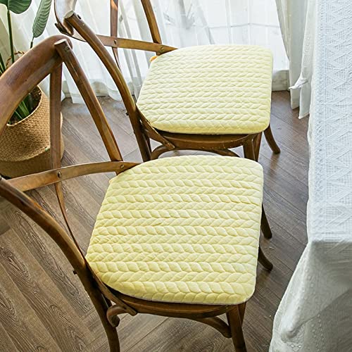Stuhlkissen für Esszimmerstühle mit Bändern Esszimmerstuhlpolster 16 x 18 Sitzkissen für Küchenstühle mit Rutschfester Unterseite einzelne Polster als Ersatz von Generic