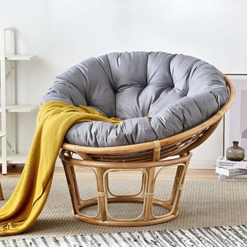 Stuhlkissen für den Außenbereich, rundes Sitzkissen für Hängesessel, Polyrattan-Sitzpolster, 70 x 70 cm, weiches und langlebiges Outdoor-Kissen für die Verwendung auf der Terrasse oder im Garten (I 1 Stuhlkissen für den Außenbereich, rundes Sitzkissen für Hängesessel, Polyrattan-Sitzpolster, 70 x 70 cm, weiches und langlebiges Outdoor-Kissen für die Verwendung auf der Terrasse oder im Garten (I 1 von Generic