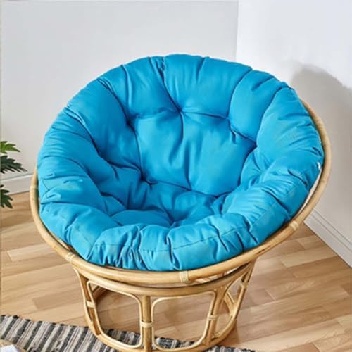 Stuhlkissen für den Außenbereich, rundes Sitzkissen für Hängesessel, Polyrattan-Sitzpolster, 70 x 70 cm, weiches und strapazierfähiges Outdoor-Kissen für die Verwendung auf der Terrasse oder im Garte Stuhlkissen für den Außenbereich, rundes Sitzkissen für Hängesessel, Polyrattan-Sitzpolster, 70 x 70 cm, weiches und strapazierfähiges Outdoor-Kissen für die Verwendung auf der Terrasse oder im Garte von Generic