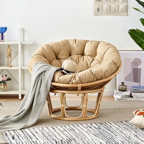 Stuhlkissen für den Außenbereich, rundes Sitzkissen für Hängesessel, Polyrattan-Sitzpolster, 70 x 70 cm, weiches und strapazierfähiges Outdoor-Kissen für die Verwendung auf der Terrasse oder im Garte Stuhlkissen für den Außenbereich, rundes Sitzkissen für Hängesessel, Polyrattan-Sitzpolster, 70 x 70 cm, weiches und strapazierfähiges Outdoor-Kissen für die Verwendung auf der Terrasse oder im Garte von Generic