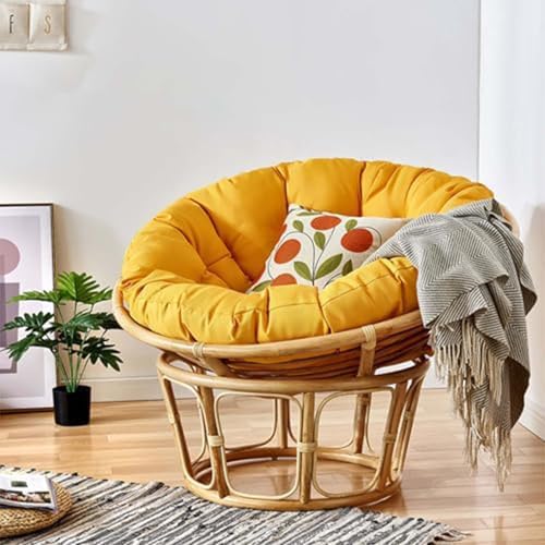 Stuhlkissen für den Außenbereich, rundes Sitzkissen für Hängesessel, Polyrattan-Sitzpolster, 70 x 70 cm, weiches und strapazierfähiges Outdoor-Kissen für die Verwendung auf der Terrasse oder im Garte Stuhlkissen für den Außenbereich, rundes Sitzkissen für Hängesessel, Polyrattan-Sitzpolster, 70 x 70 cm, weiches und strapazierfähiges Outdoor-Kissen für die Verwendung auf der Terrasse oder im Garte von Generic