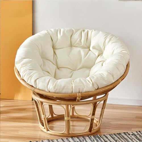 Stuhlkissen für den Außenbereich, rundes Sitzkissen für Hängesessel, Polyrattan-Sitzpolster, 70 x 70 cm, weiches und strapazierfähiges Outdoor-Kissen für die Verwendung auf der Terrasse oder im Garte Stuhlkissen für den Außenbereich, rundes Sitzkissen für Hängesessel, Polyrattan-Sitzpolster, 70 x 70 cm, weiches und strapazierfähiges Outdoor-Kissen für die Verwendung auf der Terrasse oder im Garte von Generic