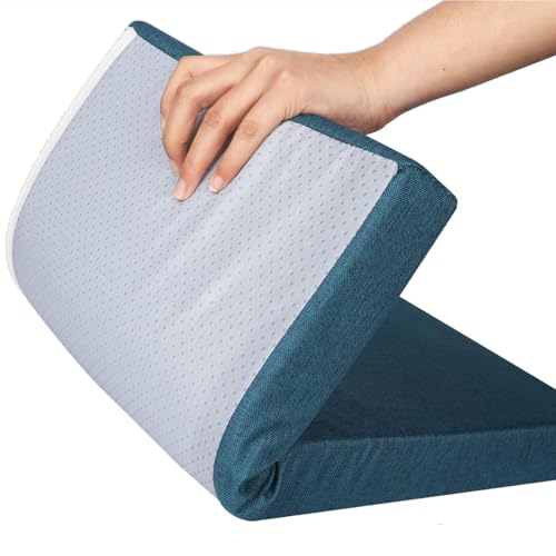 Stuhlpolster für die Küche mit abnehmbarem waschbarem Bezug Bankkissen rutschfestes Sitzkissen mit Reißverschluss für Esszimmerstuhl Bürostuhl langes Sitzen im Auto (@2 70 x 40 x 3 cm) von Generic