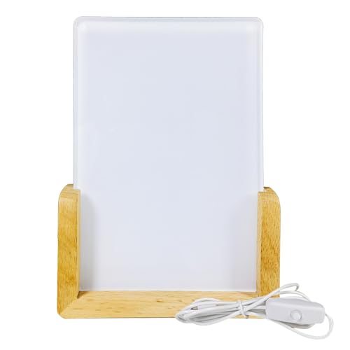 Sublimation Nacht Lichter Blanks, Sublimation Acryl glänzend - Sublimation LED Acryl Bilderrahmen Panel Nachtlicht Basis | 6x4in Wärmeübertragung Acryl Bilderrahmen für Wärmepressmaschine Druck Sublimation Nacht Lichter Blanks, Sublimation Acryl glänzend - Sublimation LED Acryl Bilderrahmen Panel Nachtlicht Basis | 6x4in Wärmeübertragung Acryl Bilderrahmen für Wärmepressmaschine Druck von Generic