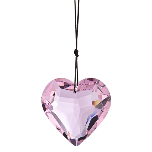 Suncatcherr Crystal – Herz K9 Prismenanhänger, Kristall-Prisma für Kronleuchter | Regenbogenkristall-Prisma für Terrasse, Prisma mit Seil 45 mm, Fensterkristall für Frauen und Männer Suncatcherr Crystal – Herz K9 Prismenanhänger, Kristall-Prisma für Kronleuchter | Regenbogenkristall-Prisma für Terrasse, Prisma mit Seil 45 mm, Fensterkristall für Frauen und Männer von Generic