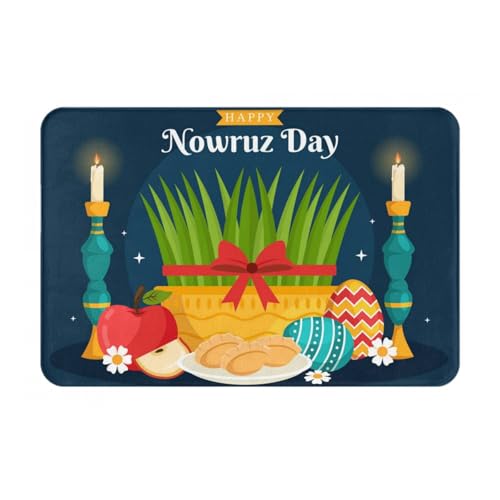 Super Absorbierende Fußabtreter Frohes Nowruz, Doormats, Badezimmer, Küche, Flur, personalisiert Schmutzfangmatte 40X60cm Super Absorbierende Fußabtreter Frohes Nowruz, Doormats, Badezimmer, Küche, Flur, personalisiert Schmutzfangmatte 40X60cm von Generic