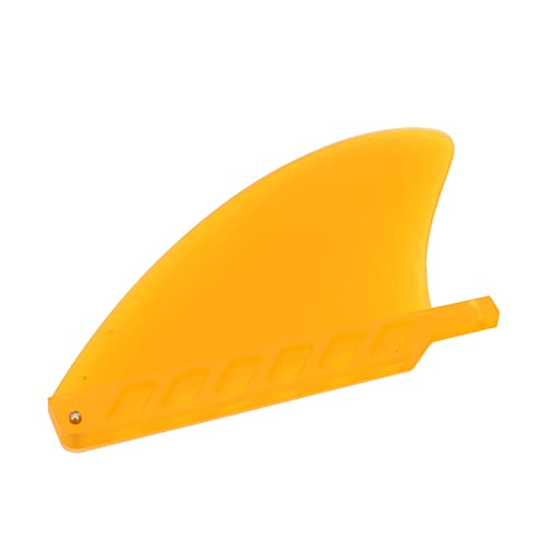 Surfboard -Flossen, PVC Longboard Paddle Board Großes Schwanzflossen -Surf Zubehör Top Flossen Ersatzteile Paddel Board Zubehör für Surfboard, Stand Up Paddle, Longboard (Yellow) von Generic