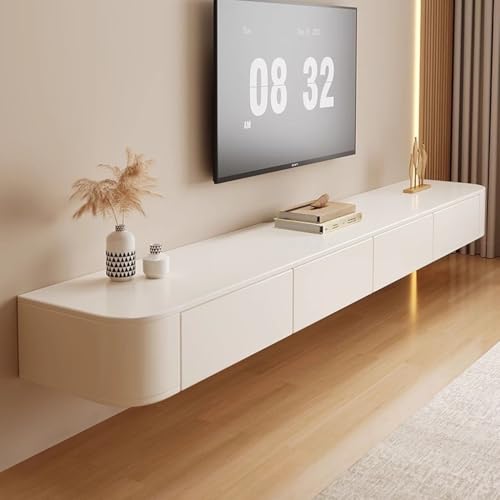 TV-Schrank Schwebendes TV-Element TV-Elemente Für Wohnzimmer 120-300cm TVs Multifunktionale TV-Ständer Für Wohnzimmer Unterhaltung Wandelement(280 * 20 * 24CM) von Generic