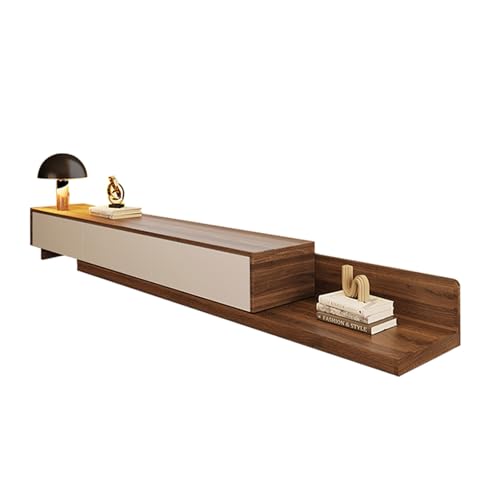 TV-Schrank Sideboard für Wohnzimmer Lowboard TV-Board Fernsehschrank Holz mit DREI Schubladen TV Sideboard Wohnzimmer Moderner Fernsehschrank für Wohn- und Schlafzimmer(09,4.5ft(140cm)) von Generic