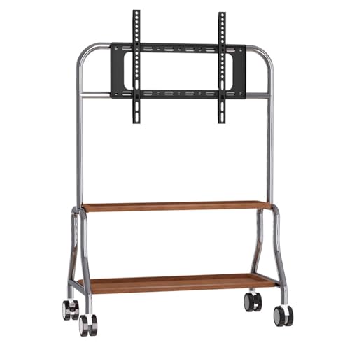 TV Ständer mit Rollen für 32 bis 75 Zoll TV,TV-Wandschrank Unterhaltung TV Media TV-Ständer,Wandmontierte Medienkonsole Mit Kabelmanagement Und Reichlich Stauraum Für Jeden Raum(01) von Generic