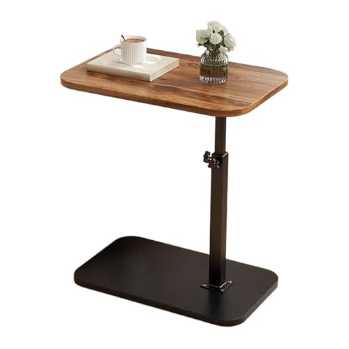 Tabelle C - Drehschreibtisch, Sofatablett, Endständer | 360 Grad drehbarer Nachttisch für Wohnzimmer, kleine Fläche, Laptop-Tablett, für Zuhause, Salon-Schreibtisch, von Generic