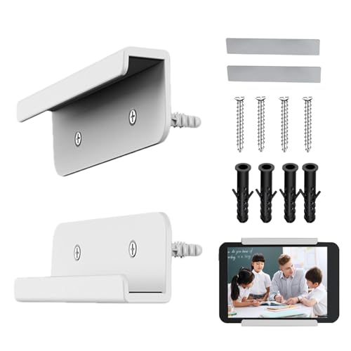 Tablet-Wandhalterung - Selbstklebender Tablet-Ständer für Wandmontage Tablet-Halterung | Wandhalterung für Laptopregal, universeller Tablet-Halter für E-Reader, Smartphones, Tablets, einfache Tablet-Wandhalterung - Selbstklebender Tablet-Ständer für Wandmontage Tablet-Halterung | Wandhalterung für Laptopregal, universeller Tablet-Halter für E-Reader, Smartphones, Tablets, einfache von Generic