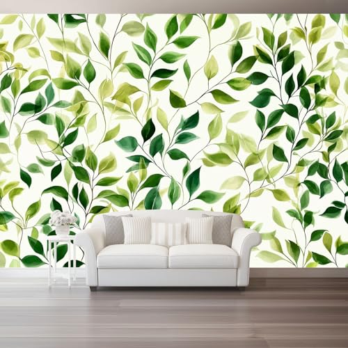Tapeten Aquarell Farbverlauf Blätter Fototapete 3D Effekt 400 x 280 cm Vliestapete Grün Aprikose Modern Wandbilder Poster Dekoration für Wohnzimmer Schlafzimmer Flur Tapeten Aquarell Farbverlauf Blätter Fototapete 3D Effekt 400 x 280 cm Vliestapete Grün Aprikose Modern Wandbilder Poster Dekoration für Wohnzimmer Schlafzimmer Flur von Generic