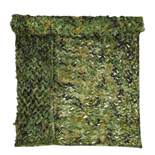 Tarnnetz Bundeswehr Tarnung Net 1m 1.5m 2m 4m 5m 6m 7m 8m 9m 10m 12m 14m 15m 16m 20m Camouflage Netz Wald Jagd draußen Sichtschutz(Größe:5X9M) von Generic