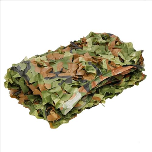 Tarnnetz Camouflage Netz Armeegrün Tarnnetz Sichtschutz 1x2m 1.5x1.5m 1.5x9m 2x2m 2.5x2.5m 2.5x10m 3.0x10m 3.5x3.5m 4x4m Tarnung Net für Haus Jagd Garten Camping (Größe : 1.5 x 1.5 m) von Generic