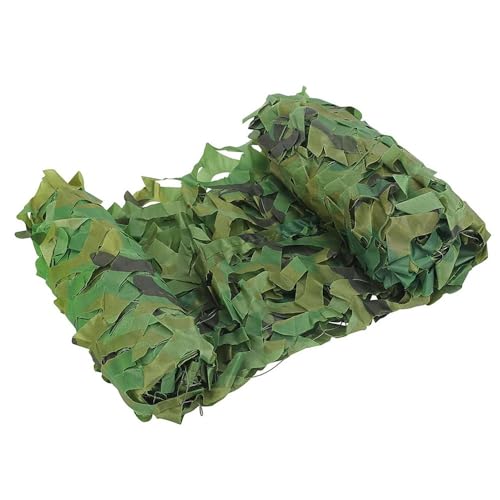 Tarnnetz Tarnung Net für die Jagd Camping 3.0m 4m 2m 5m 6m 8m 9m 12m 10m 15m 17m 20m Camouflage Netz Sichtschutz Militär Netz(Größe:2X2M) von Generic