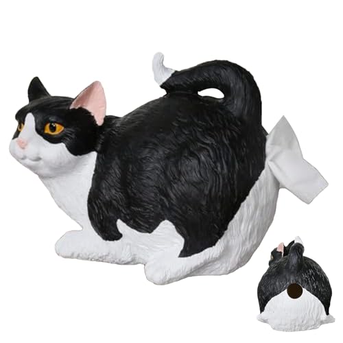 Taschentuchbox-Spender In Katzenform, Taschentuchhalter In Katzenform, Taschentuchspender In Katzenform, Taschentuchhalter-Spender Aus Kunstharz, Taschentuchetui Mit Katzen-Hintern Für Tischplatte Taschentuchbox-Spender In Katzenform, Taschentuchhalter In Katzenform, Taschentuchspender In Katzenform, Taschentuchhalter-Spender Aus Kunstharz, Taschentuchetui Mit Katzen-Hintern Für Tischplatte von Generic