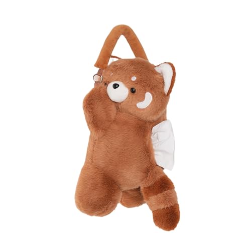 Taschentuchhalter Auto - Taschentuchbox in Tierform, Taschentuchhalter Ordner | Waschbär Plüsch Taschentuchhalter, Auto Seidenpapierspender für seine von Generic