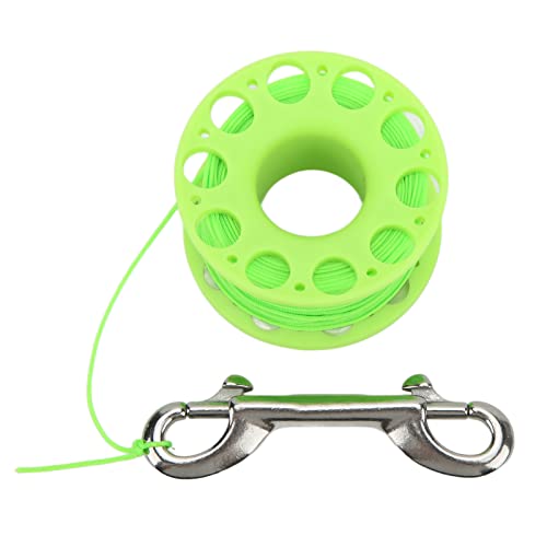 Tauchwinkelrolle, Tauchrollen -Handfischerei mit Hoher Stärke Nylonseil Zum Tauchen (Green) von Generic