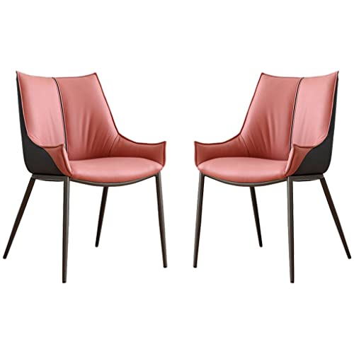 Technologischer Stoff Küchen-Esszimmerstuhl 2er-Set Wohnzimmer-Lounge-Thekenstühle Stabile Metallbeine aus Kohlenstoffstahl Technologischer Stoff Küchen-Esszimmerstuhl 2er-Set Wohnzimmer-Lounge-Thekenstühle Stabile Metallbeine aus Kohlenstoffstahl von Generic