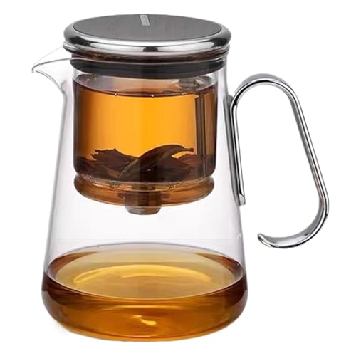 Tee-Ei, mit Teesieb für losen Tee mit Sieb, magnetischer Glas-Wasserkocher mit Filter, elegante dekorative Teemaschine mit Griff für losen Tee und lose Blätter von Generic