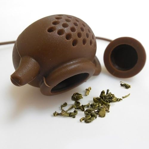 Teekannenform Teesieb Sieb Silikon Teebeutel Blattfilter Diffusor Teegeschirr Teekanne Zubehör Küchenhelfer Verarbeitete Mode Teekannenform Teesieb Sieb Silikon Teebeutel Blattfilter Diffusor Teegeschirr Teekanne Zubehör Küchenhelfer Verarbeitete Mode von Generic