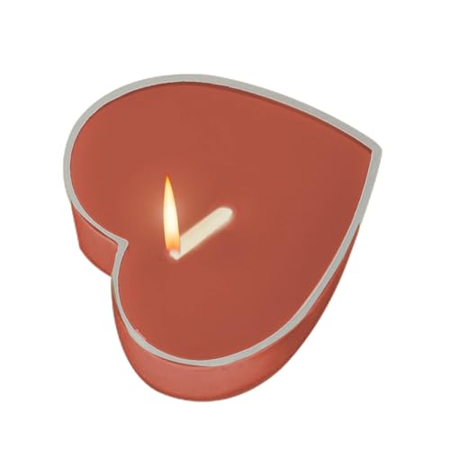 in Herzform, Teelicht Kerzen | Aromatherapie-Tee-Kerzen – rauchfreie , langlebige für Hochzeitsfeiern, Dekorationen für Fes in Herzform, Teelicht Kerzen | Aromatherapie-Tee-Kerzen – rauchfreie , langlebige für Hochzeitsfeiern, Dekorationen für Fes von Generic