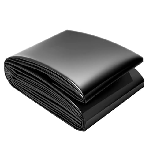 Teichfolie,Teichfolien Zuschnitt Schwarz HDPE,Stärken 0.30 MM,Kann Wiederverwendet Werden,Flexibel,Reißfest,für Fischteiche, Brunnen, Wassergarten Und Wasserfall(7x7m) von Generic