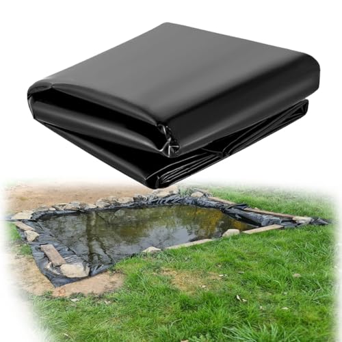 Teichfolie Flexibel & Wurzelfest Dicke 0.40mm Vorgefertigte Dichtungsfolie Gartenpool Membran Dachplane Für Fischteiche Im Freien Gartenteiche Springbrunnen(4x5m) von Generic