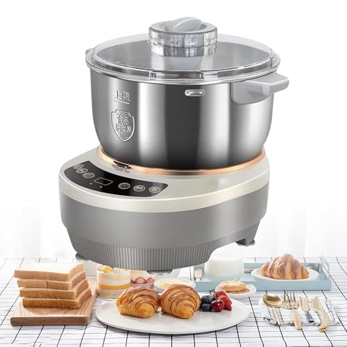 Teigmischer, Edelstahl mit Timer und Gärfunktion, ideal für die Herstellung von hausgemachtem Brot und Gebäck Teigmischer, Edelstahl mit Timer und Gärfunktion, ideal für die Herstellung von hausgemachtem Brot und Gebäck von Generic
