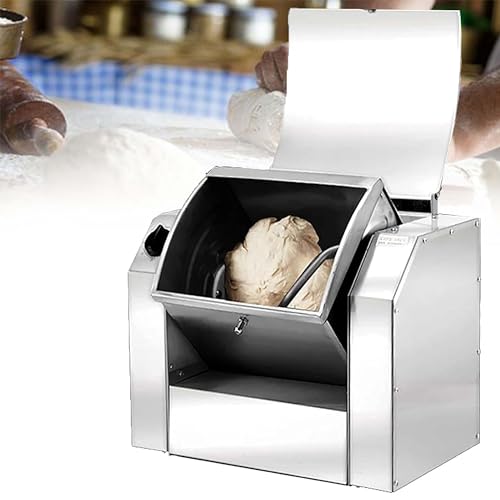 Teigmischer, gewerblicher, robuster elektrischer Pizzateigmixer mit Eimer aus Edelstahl 304, professionelle Küchenausstattung für effizientes Backen Teigmischer, gewerblicher, robuster elektrischer Pizzateigmixer mit Eimer aus Edelstahl 304, professionelle Küchenausstattung für effizientes Backen von Generic