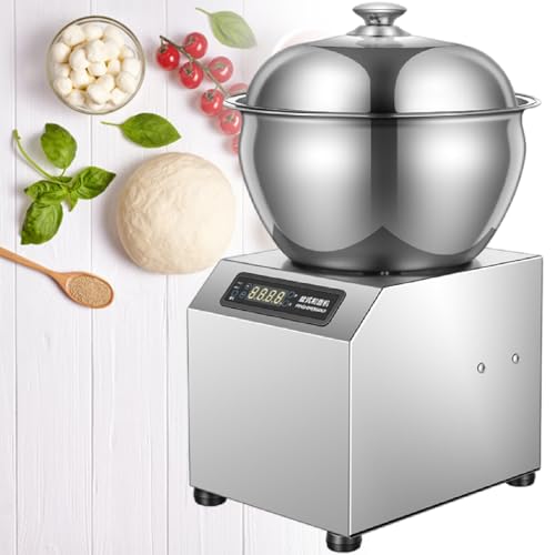Teigmixer, 1800 W, doppelt rotierende Teigknetmaschine mit Konstanttemperatur-Heizfunktion, Deckel und Timer, elektrischer Spiralmixer für Restaurant-Bäckerei-Pizzeria, 5 kg, 220 V Teigmixer, 1800 W, doppelt rotierende Teigknetmaschine mit Konstanttemperatur-Heizfunktion, Deckel und Timer, elektrischer Spiralmixer für Restaurant-Bäckerei-Pizzeria, 5 kg, 220 V von Generic