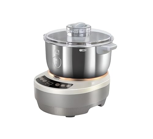 Teigmixer, Automatischer Teigmacher mit Knet-, Zeit- und Gärfunktionen, Antihaft-Edelstahlmixer zum Backen zu Hause von Generic