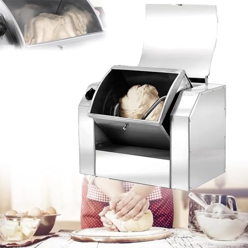 Teigmixer, elektrischer Lebensmittelmixer, Hochleistungs-Mehlmixer mit automatischer Zeitfunktion, professionell für die Herstellung von Pasta-Nudel-Pizzateig Teigmixer, elektrischer Lebensmittelmixer, Hochleistungs-Mehlmixer mit automatischer Zeitfunktion, professionell für die Herstellung von Pasta-Nudel-Pizzateig von Generic