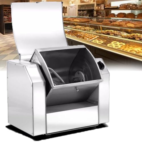 Teigmixer, kommerzieller elektrischer Teigknetmixer, Edelstahl-Automatik mit Zeitfunktion für effizientes Backen Teigmixer, kommerzieller elektrischer Teigknetmixer, Edelstahl-Automatik mit Zeitfunktion für effizientes Backen von Generic