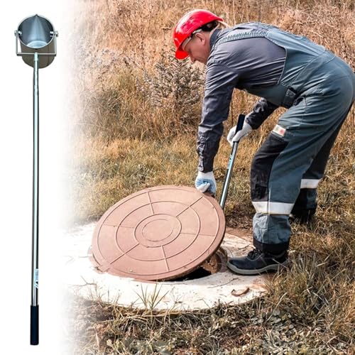Telescopic Water Sample Set, Wasserschöpfer Mit Messlöffel Tragbarer Stab Zur Flüssigkeitsprobenahme Pendel-Probenahmebecher Für Teich Fluss Reservoir(500ml,3.8-13.1ft/1.17-4m) von Generic