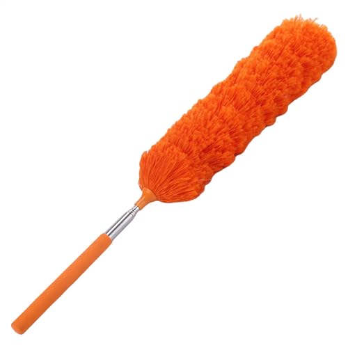 Teleskop-Staubwedel – ausziehbare Mikrofaser-Handstaubwedel | wiederverwendbare Faser-Staubbürste, flexibles und biegbares Reinigungswerkzeug, Spinnennetz- und Decken-Staubwedel mit ergonomischer von Generic