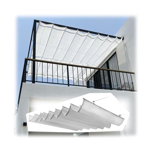 Teleskop-Überdachung Pergola-Abdeckung mit Montagesatz,Outdoor-Garten-Terrassen-Hinterhof-Dekorationsabdeckung,mit Montagesatz,Anpassbar((WxL)1.2x3.5m) von Generic