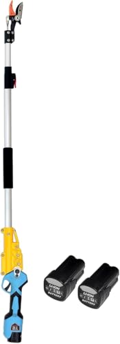 Teleskopstangen-astschere, 1,2-1,8 M Ausziehbarer Baumschneider Mit Großer Reichweite, 28 Mm Maximale Öffnung, Bches Bypass-astschere, 0-25 Mm Beschneidung Ge Teles, Blue Scissor + Rod*1.4-2m von Generic