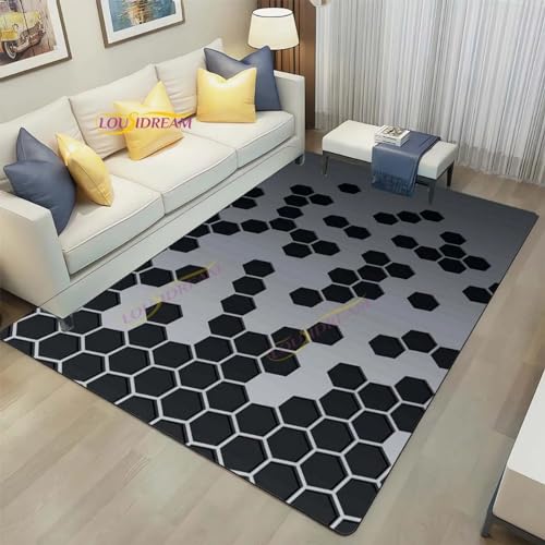 Teppich Abstrakte Geometrische Streifen Fußmatte 3D Gedruckter Teppich Bodenteppich Für Wohnzimmer Schlafzimmer Home Bar Decor Rugs 40 X 60 cm , Schmutzabweisend - Leicht Zu Reinigen -38005690559 Teppich Abstrakte Geometrische Streifen Fußmatte 3D Gedruckter Teppich Bodenteppich Für Wohnzimmer Schlafzimmer Home Bar Decor Rugs 40 X 60 cm , Schmutzabweisend - Leicht Zu Reinigen -38005690559 von Generic