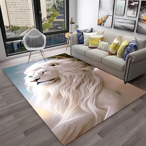 Teppich Kinder Teenager Jungen Spielmatte 3D Tierlöwe Gedruckt Teppich Wohnzimmer Schlafzimmer Baby Matte 90 X 150 cm /1311875263703 Teppich Kinder Teenager Jungen Spielmatte 3D Tierlöwe Gedruckt Teppich Wohnzimmer Schlafzimmer Baby Matte 90 X 150 cm /1311875263703 von Generic