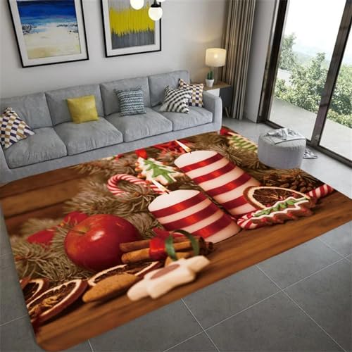 Teppich Kinder Teenager Jungen Spielmatte 3D Weihnachten Gedruckt Teppich Wohnzimmer Schlafzimmer Baby Krabbel Matte 100 X 200 cm - Leicht Zu Reinigendes -64449636382 Teppich Kinder Teenager Jungen Spielmatte 3D Weihnachten Gedruckt Teppich Wohnzimmer Schlafzimmer Baby Krabbel Matte 100 X 200 cm - Leicht Zu Reinigendes -64449636382 von Generic