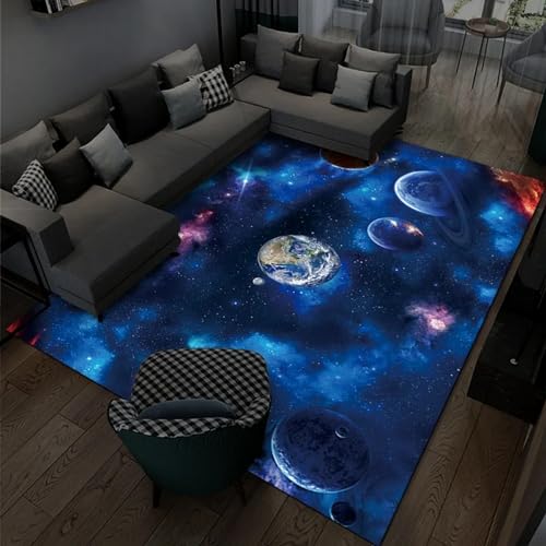 Teppich Kinderteppich Wohnzimmerteppich Schlafzimmerteppich 3D-Gedruckter Superweicher Flanellteppich Weltraumlandschaft 200 X 300 cm - Schmutzabweisend - Leicht Zu Reinigen /773750046652 Teppich Kinderteppich Wohnzimmerteppich Schlafzimmerteppich 3D-Gedruckter Superweicher Flanellteppich Weltraumlandschaft 200 X 300 cm - Schmutzabweisend - Leicht Zu Reinigen /773750046652 von Generic