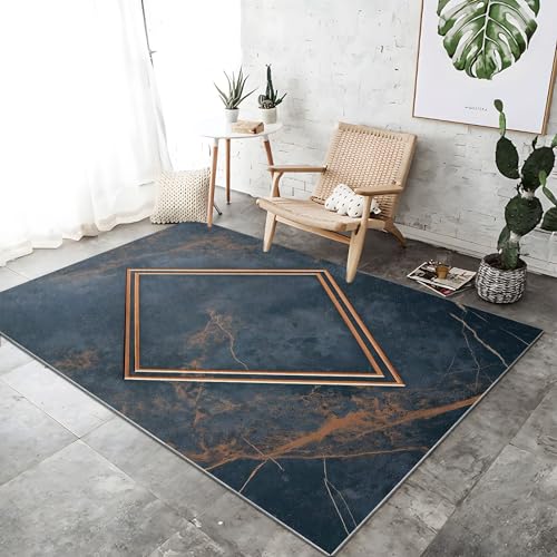 Teppich Moderner Bett für Schlafzimmer 60 x 110 cm Rahmen Modern Geometrisch Textur Waschbarer Kurzflor Weicher rutschfest Teppiche für Wohnzimmer Büro Bereich Esszimmer Küche, Grau Gold Teppich Moderner Bett für Schlafzimmer 60 x 110 cm Rahmen Modern Geometrisch Textur Waschbarer Kurzflor Weicher rutschfest Teppiche für Wohnzimmer Büro Bereich Esszimmer Küche, Grau Gold von Generic