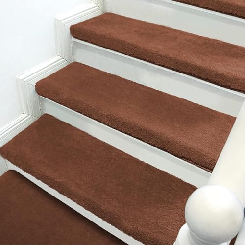 Teppich Treppenstufen Bullnose Treppenmatte Teppich rutschfest Mit Sicherheitskleber Indoor Treppenschutzpolster Für Holzstufen Kinder Haustiere, Black, 90X26+3cm Teppich Treppenstufen Bullnose Treppenmatte Teppich rutschfest Mit Sicherheitskleber Indoor Treppenschutzpolster Für Holzstufen Kinder Haustiere, Black, 90X26+3cm von Generic